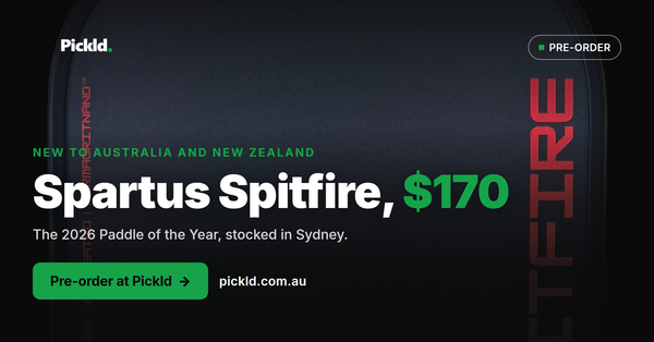 Spartus Spitfire Australia: 2026 Paddle of the Year, $170 pre-order