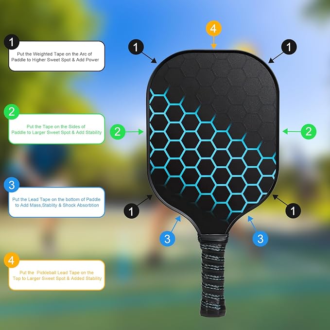 Lead Tape for Pickleball Paddles