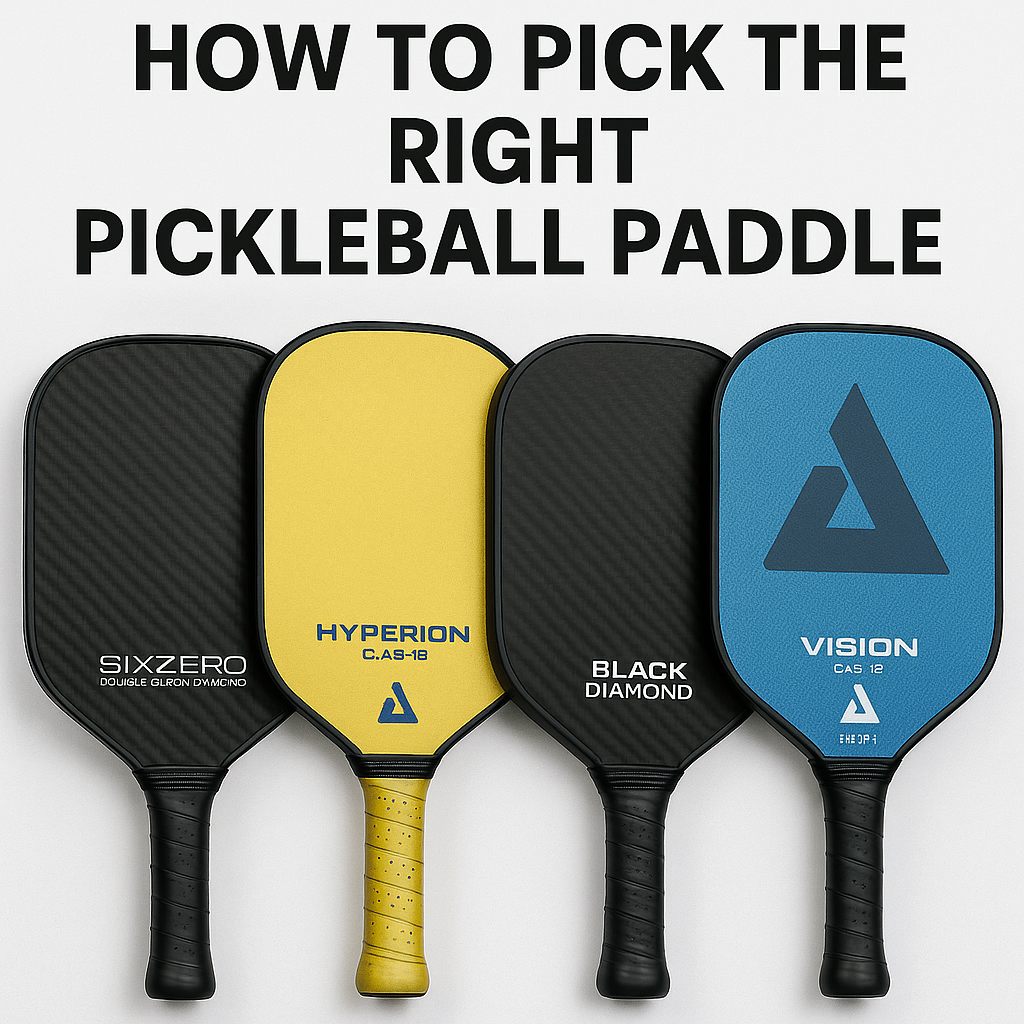 Pickleball Paddle Guide for New Players: How to Choose the Right Paddle (With Our Top Picks!)