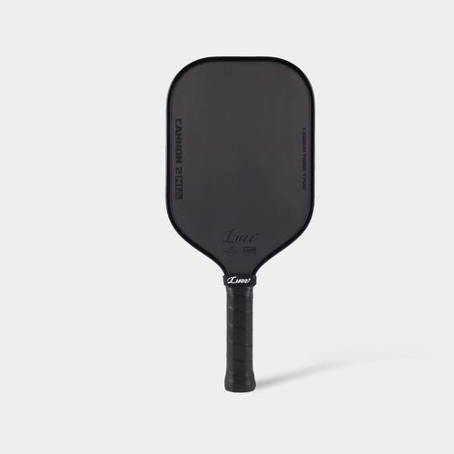 Luzz Cannon2 M1 pickleball paddle - face view in black