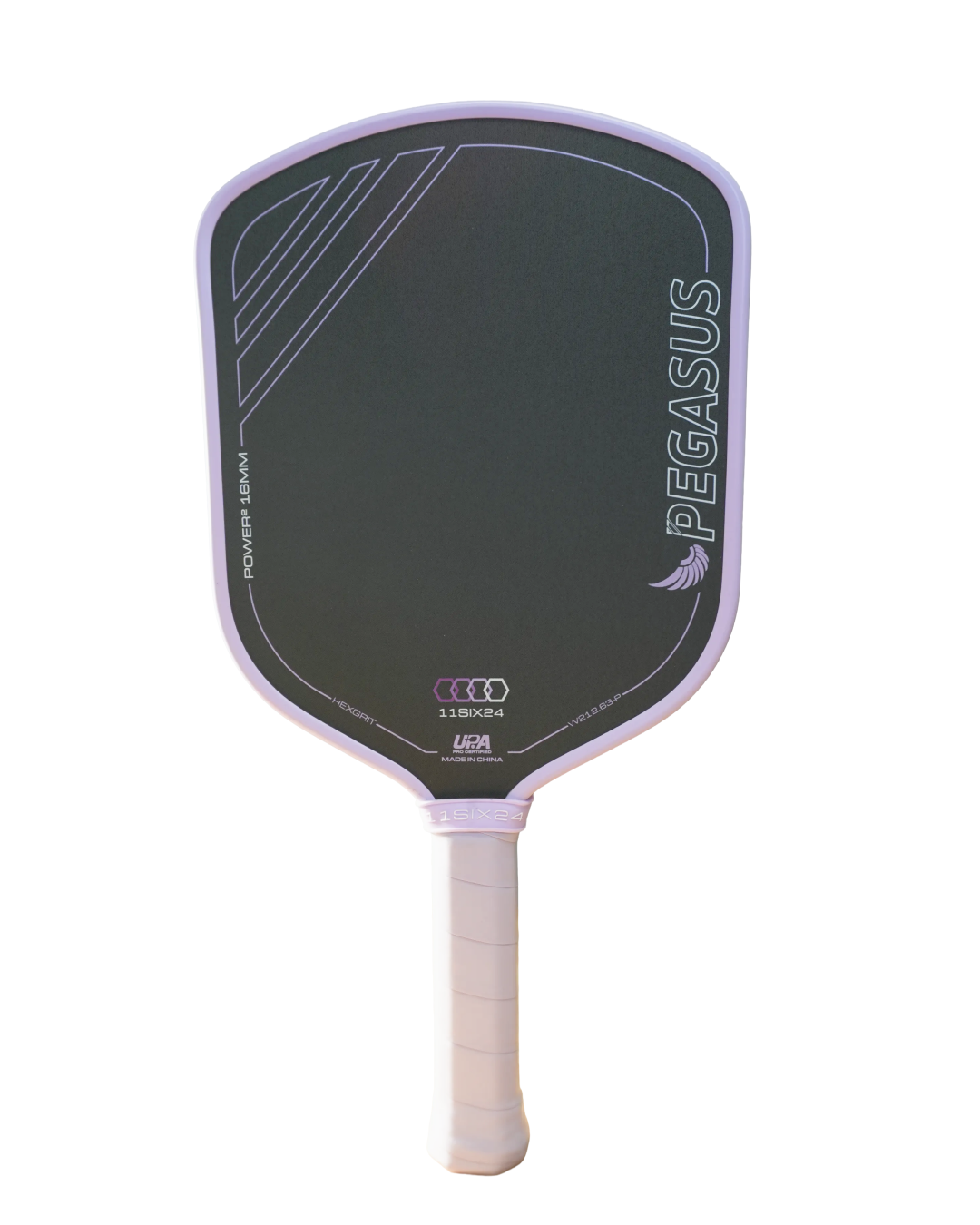 11SIX24 Pegasus Power 2 widebody pickleball paddle in Lavender