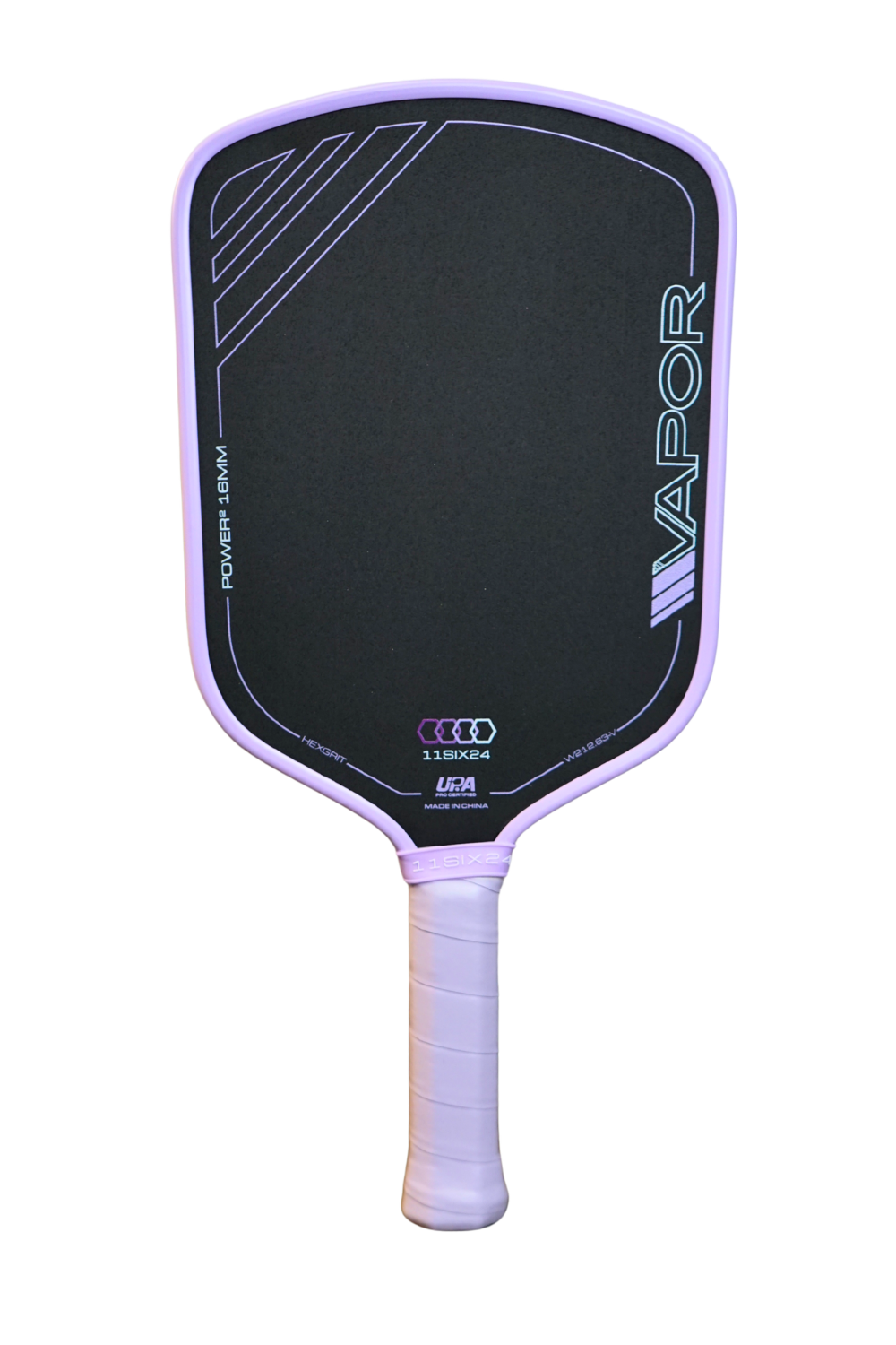 11SIX24 Vapor Power 2 hybrid pickleball paddle in Lavender