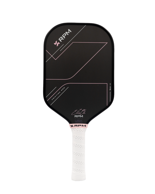 RPM Friction Pro V2 Pink 16mm Pickleball Paddle (Ella Oh Edition)