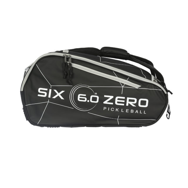 Six Zero Pro Tour Bag, Black / Grey, side with logo