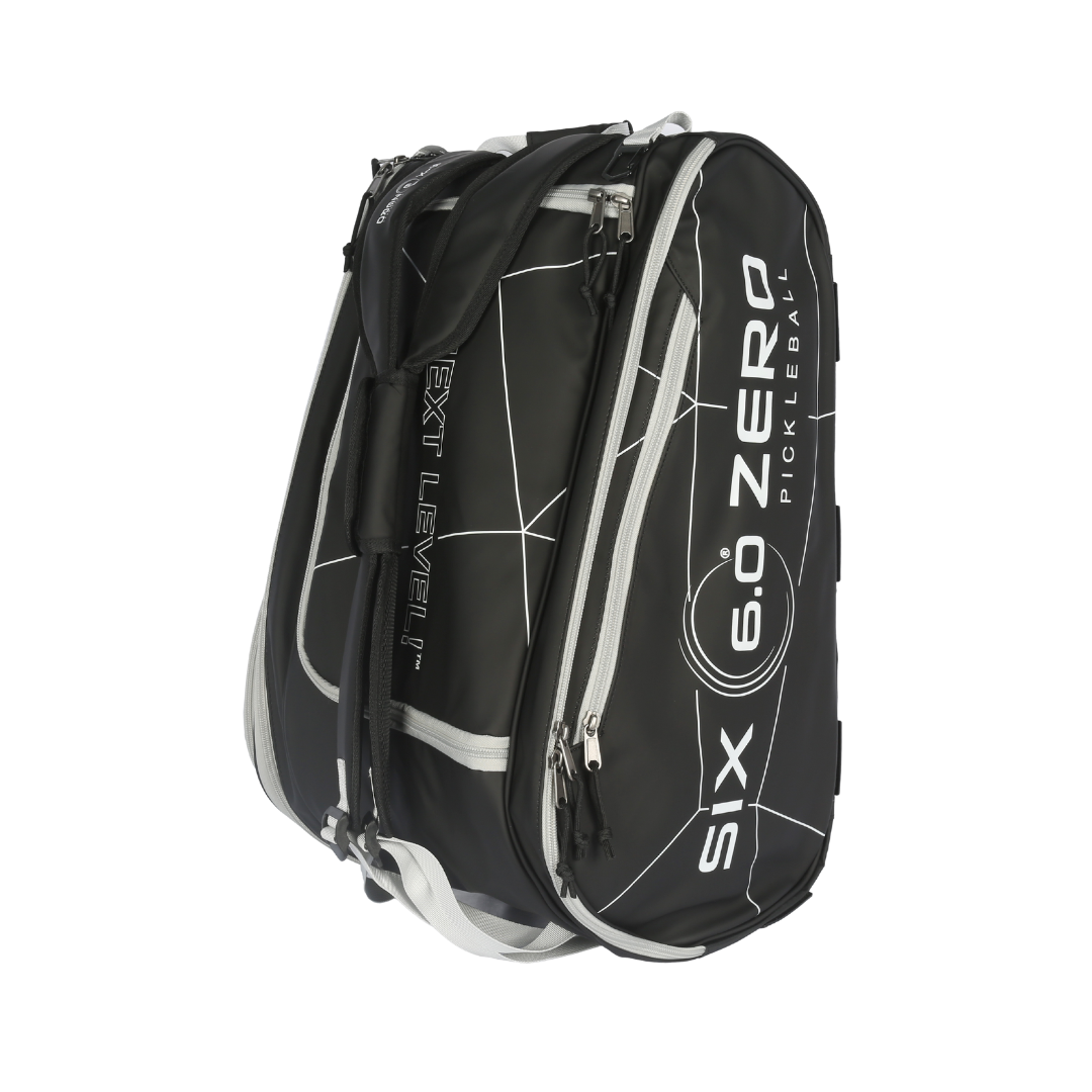 Six Zero Pro Tour Bag, Black / Grey, top view