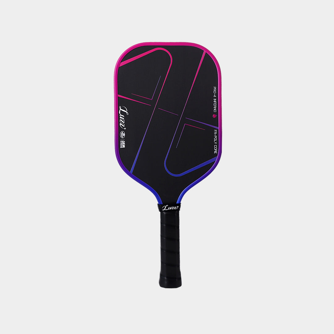 Luzz Pro 4 Inferno pickleball paddle - Inferno colourway