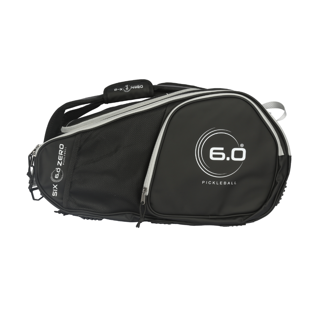 Six Zero Pro Tour Bag, Black / Grey, end compartment