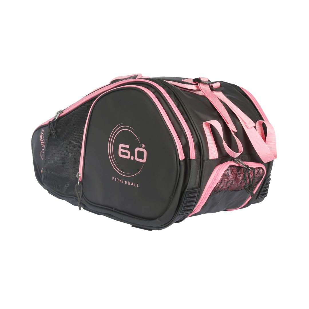 Six Zero Pro Tour Bag, Black / Cherry, 6.0 logo side