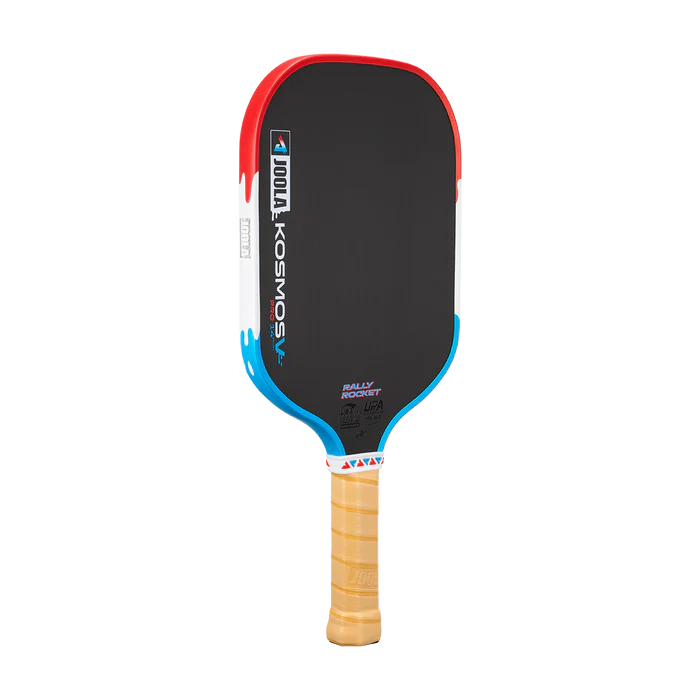 JOOLA Kosmos Pro V Rally Rocket 16mm pickleball paddle: edge and handle