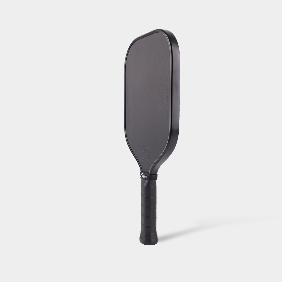 Luzz Cannon2 M1 pickleball paddle - edge-on profile showing the 16mm core