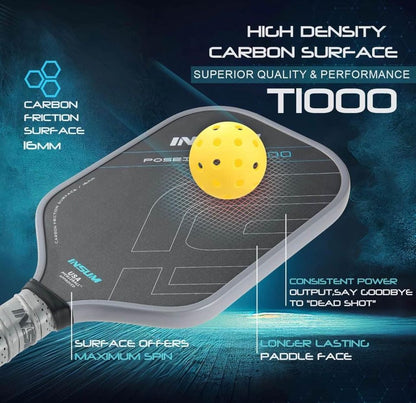 INSUM T1000 Pickleball Paddle - USAPA Approved Carbon Fibre Paddle