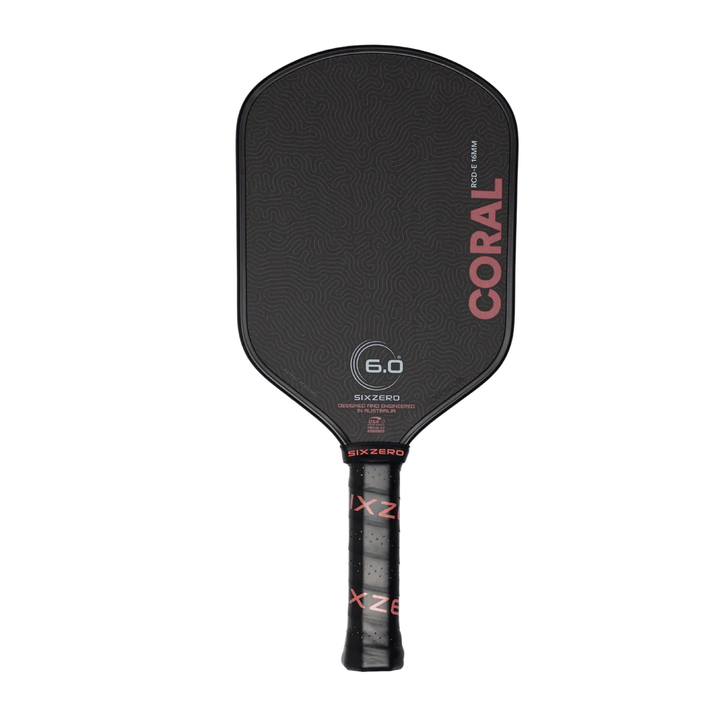 Six Zero Coral 16mm Pickleball Paddle