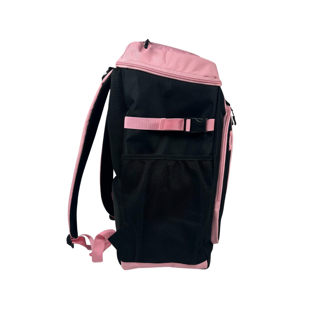Six Zero Performance Backpack, Pink, side profile