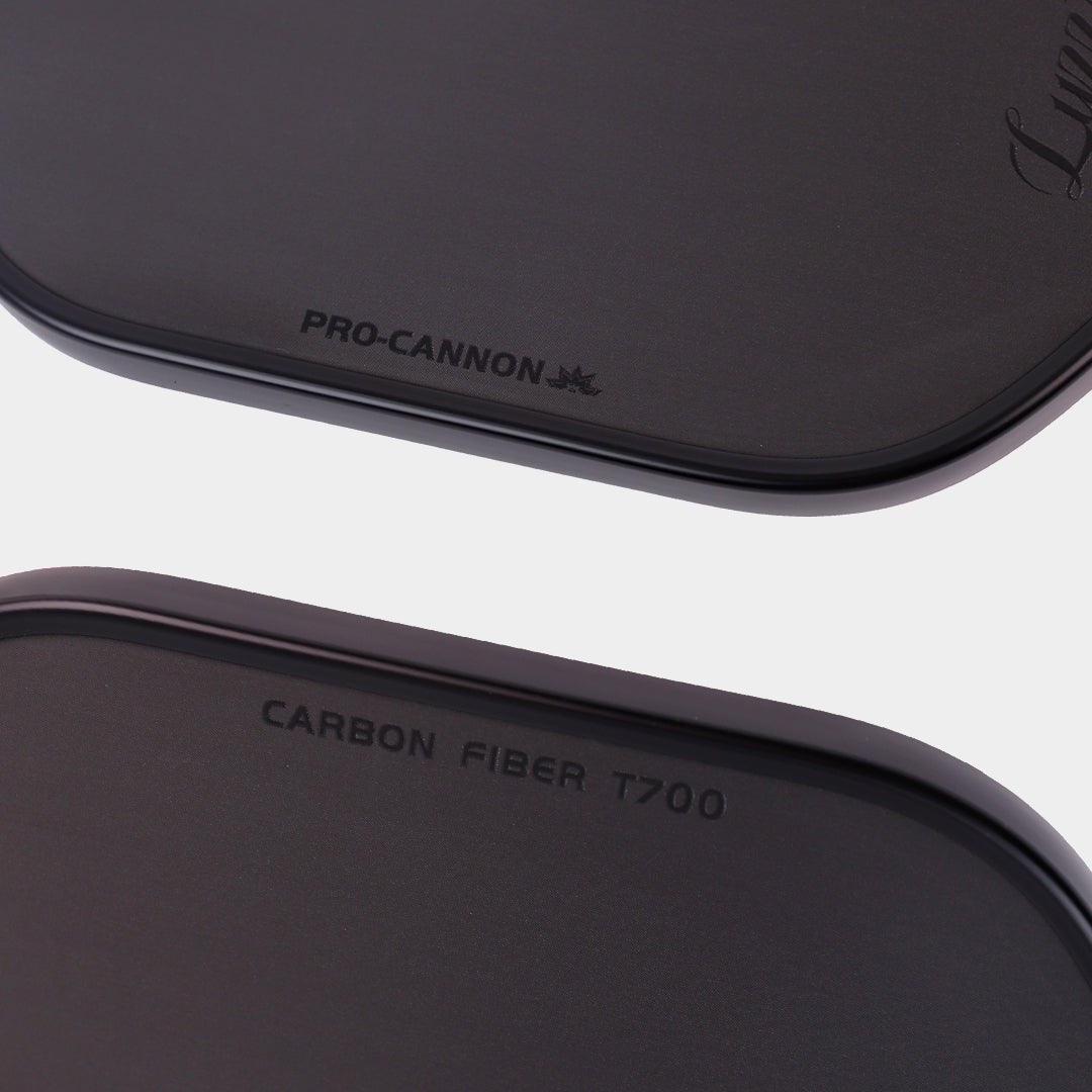 Luzz Cannon T700 carbon fibre face detail
