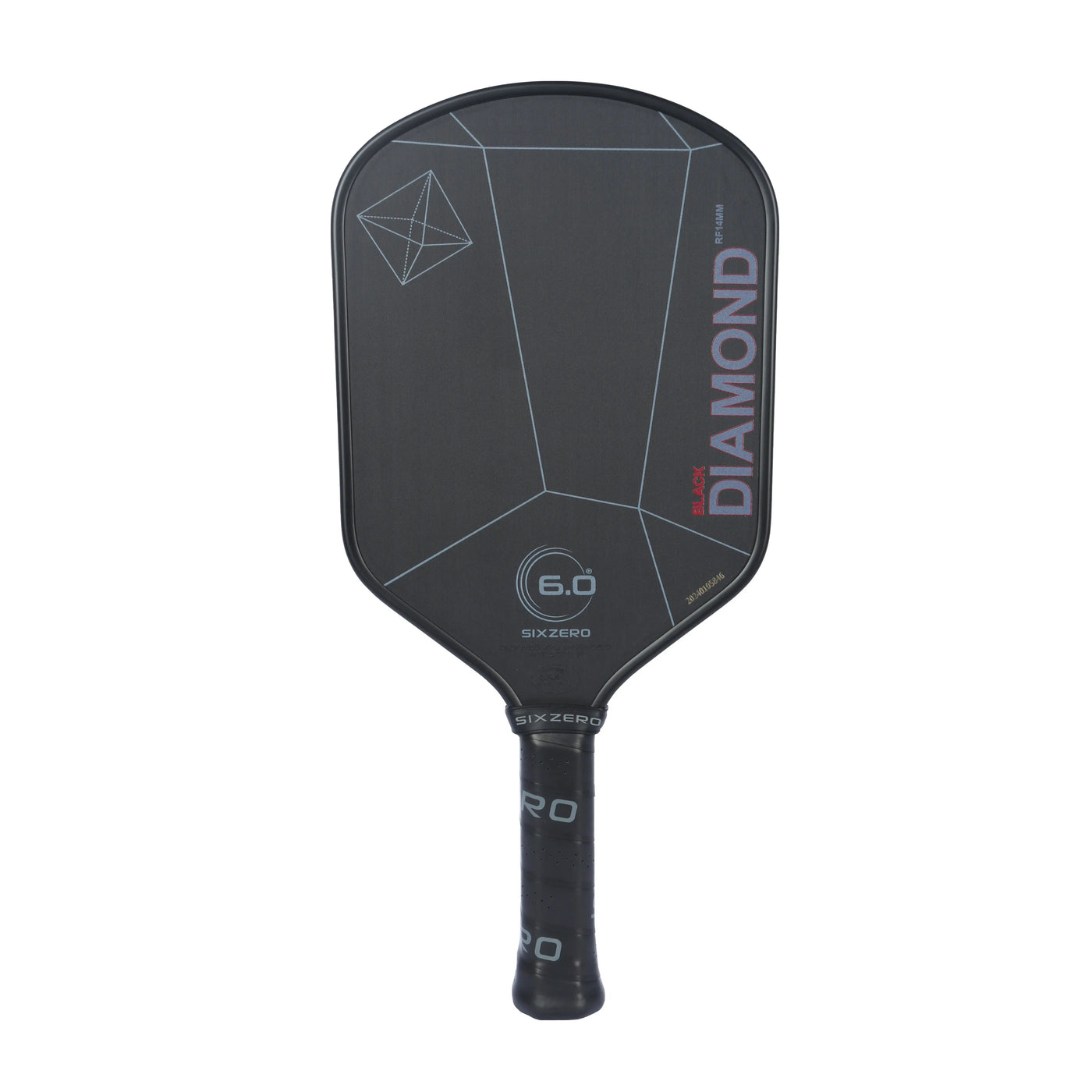 Six Zero Black Diamond pickleball paddle - paddle face