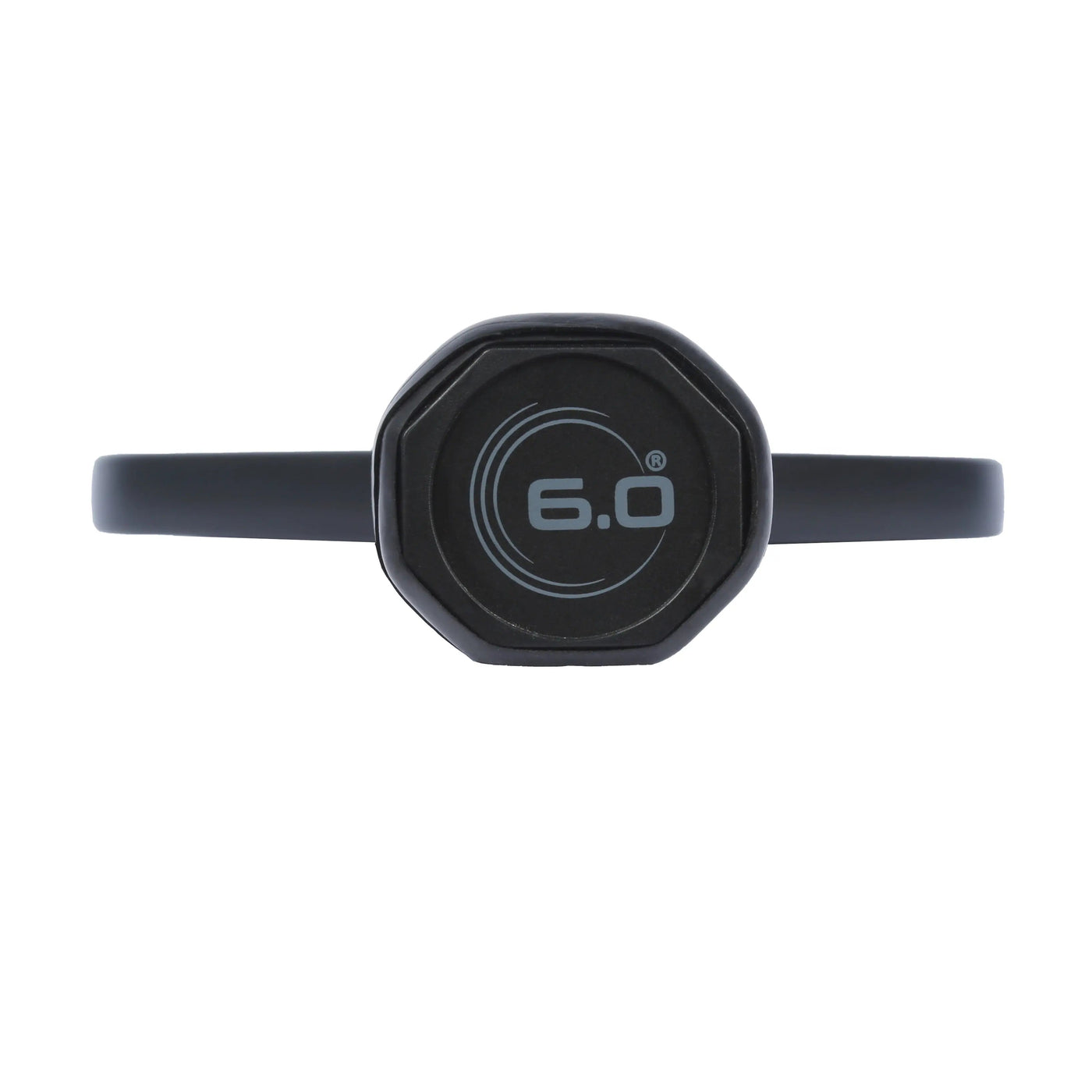 Six Zero Black Diamond pickleball paddle - butt cap detail