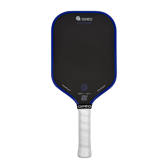 Aireo Cyclone pickleball paddle - Blue colourway - front