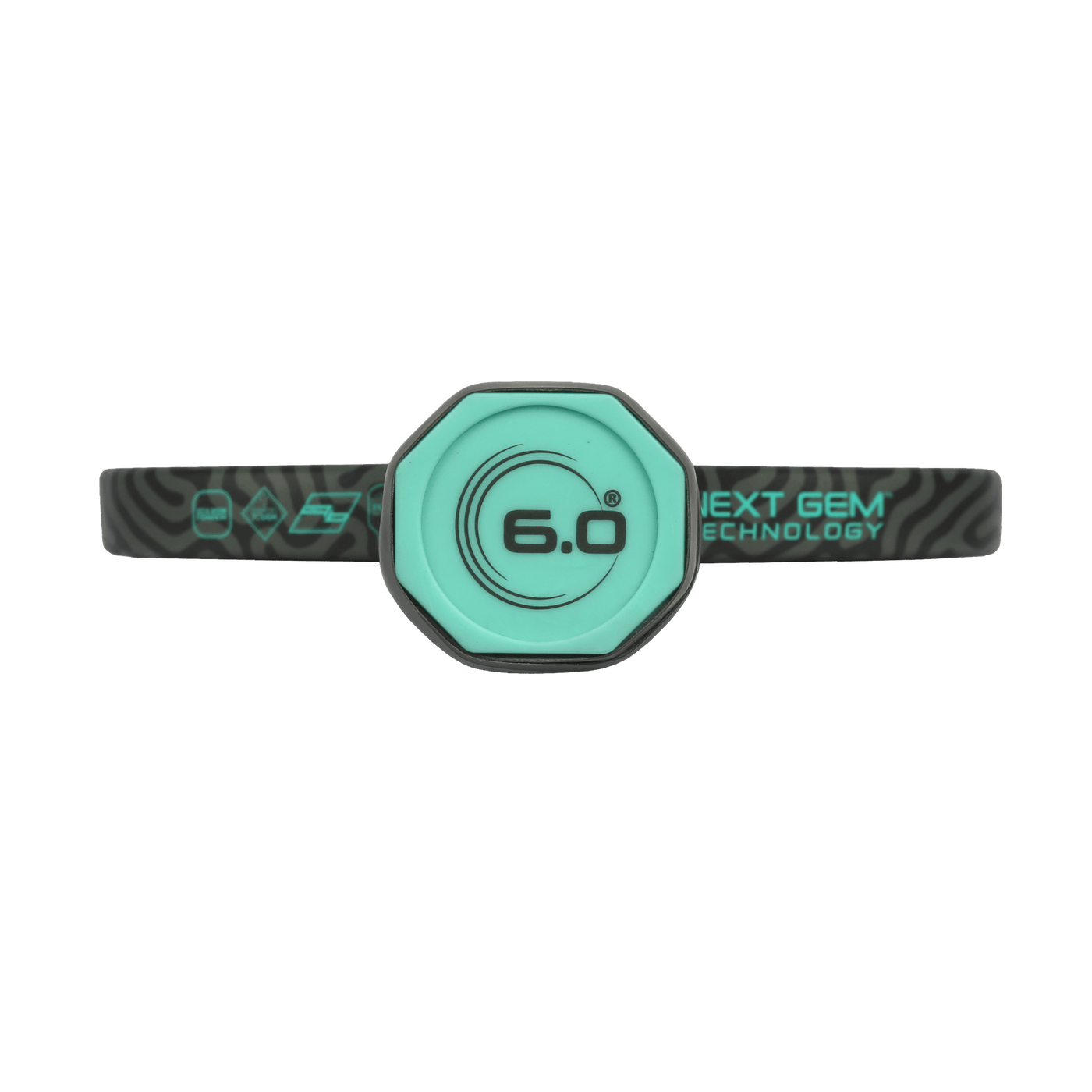 Six Zero Coral Pro 16mm pickleball paddle - Widebody shape - butt cap detail