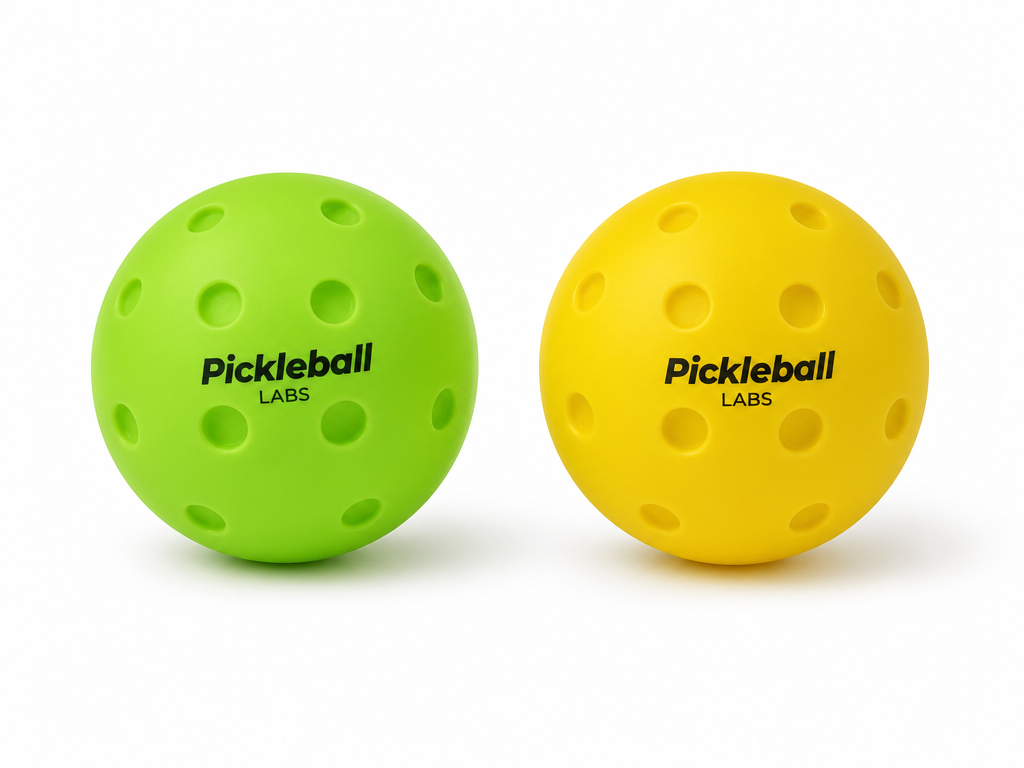 Pickleball Labs Silent Pickleball - Quiet Foam Indoor Training Ball