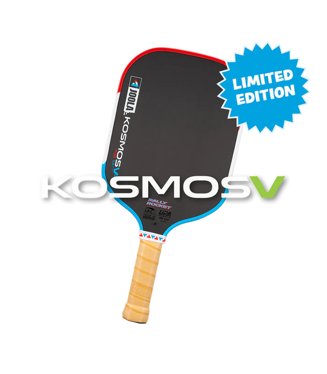 JOOLA Kosmos Pro V Rally Rocket 16mm pickleball paddle: front face