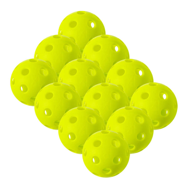 Franklin X-26 Indoor Pickleballs - 12 Pack - Lime Green