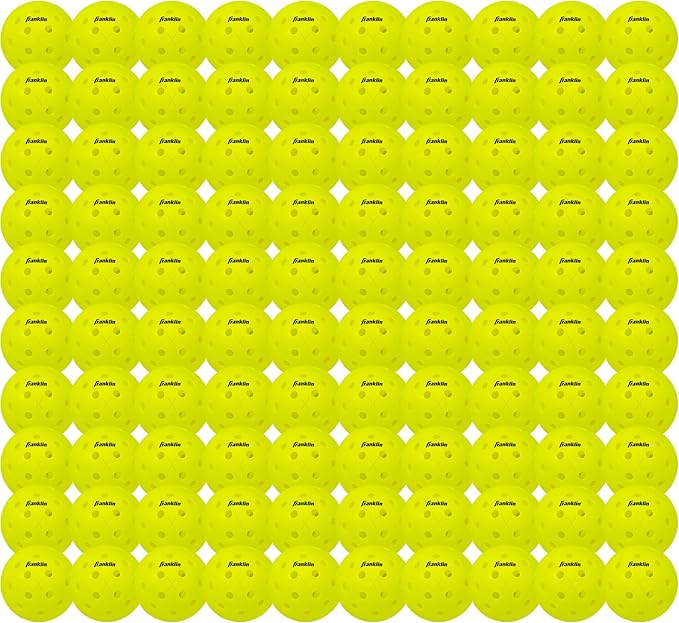 Franklin X40 Outdoor Pickleballs - 100 Pack Bulk