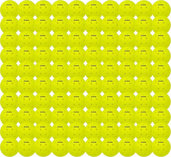 Franklin X40 Outdoor Pickleballs — 100 Pack Bulk