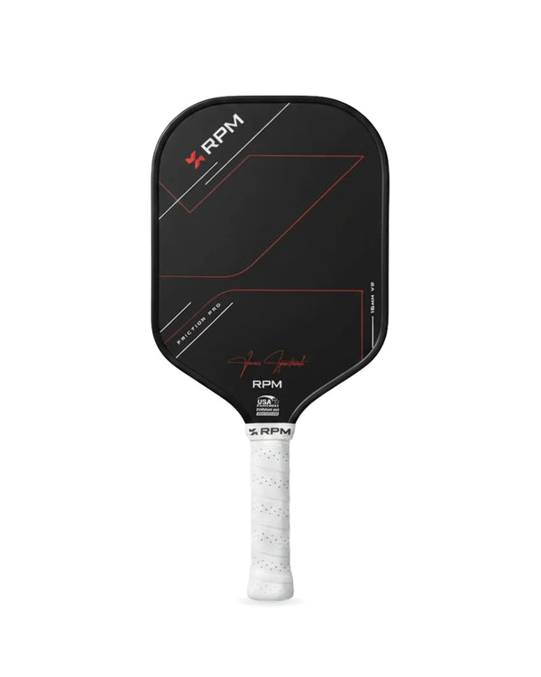 RPM Friction Pro V2 Hybrid Flat Top 16mm Pickleball Paddle