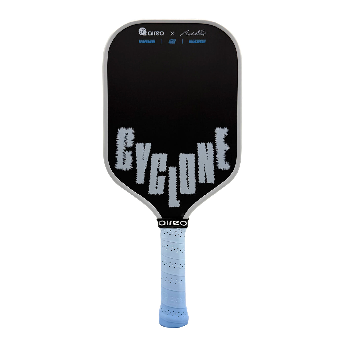 Aireo Cyclone pickleball paddle - Frozen colourway - front