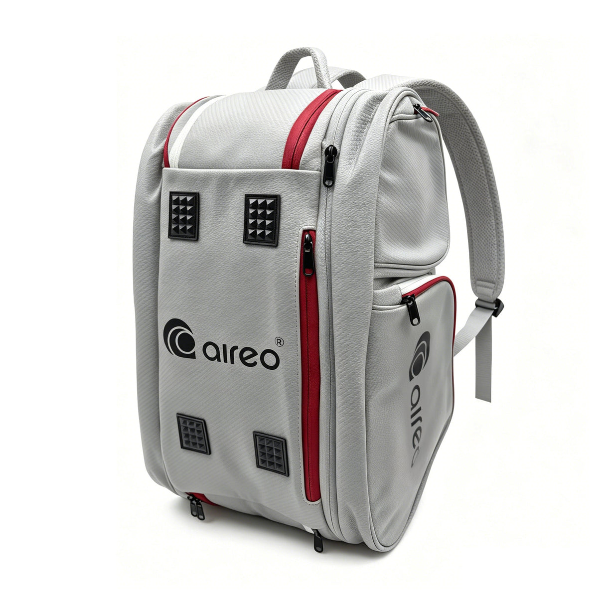 Aireo Tour 2-in-1 pickleball backpack in gray, with the paddle compartment detached