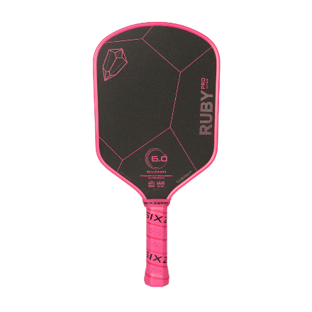Six Zero Ruby Pro pickleball paddle, Rubine