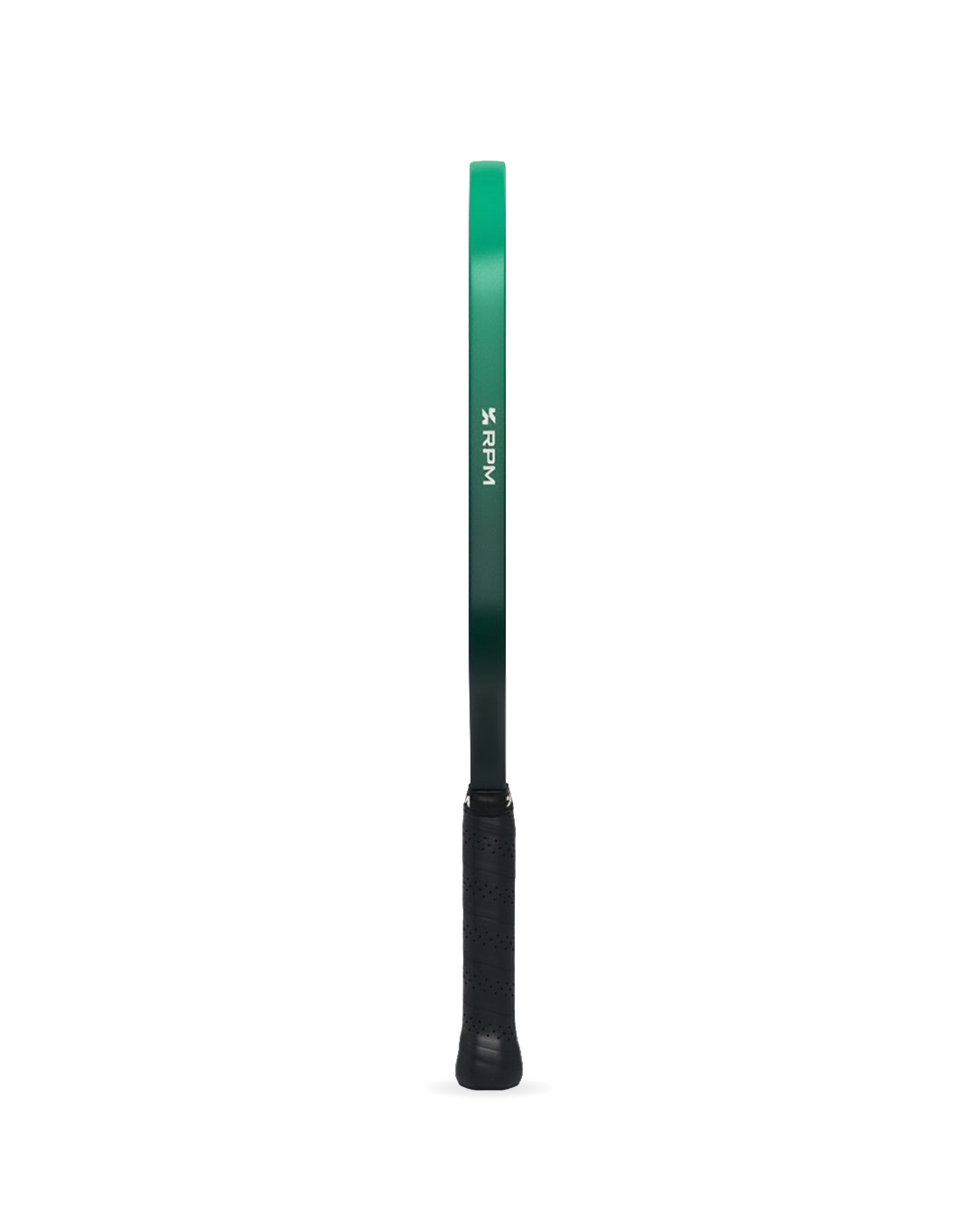 RPM Jade elongated pickleball paddle, edge profile
