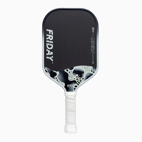 Friday Fever 102 Gen 3 Pickleball Paddle — Snow