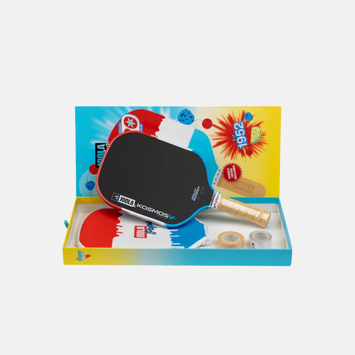 JOOLA Kosmos Pro V Rally Rocket 16mm pickleball paddle: face detail