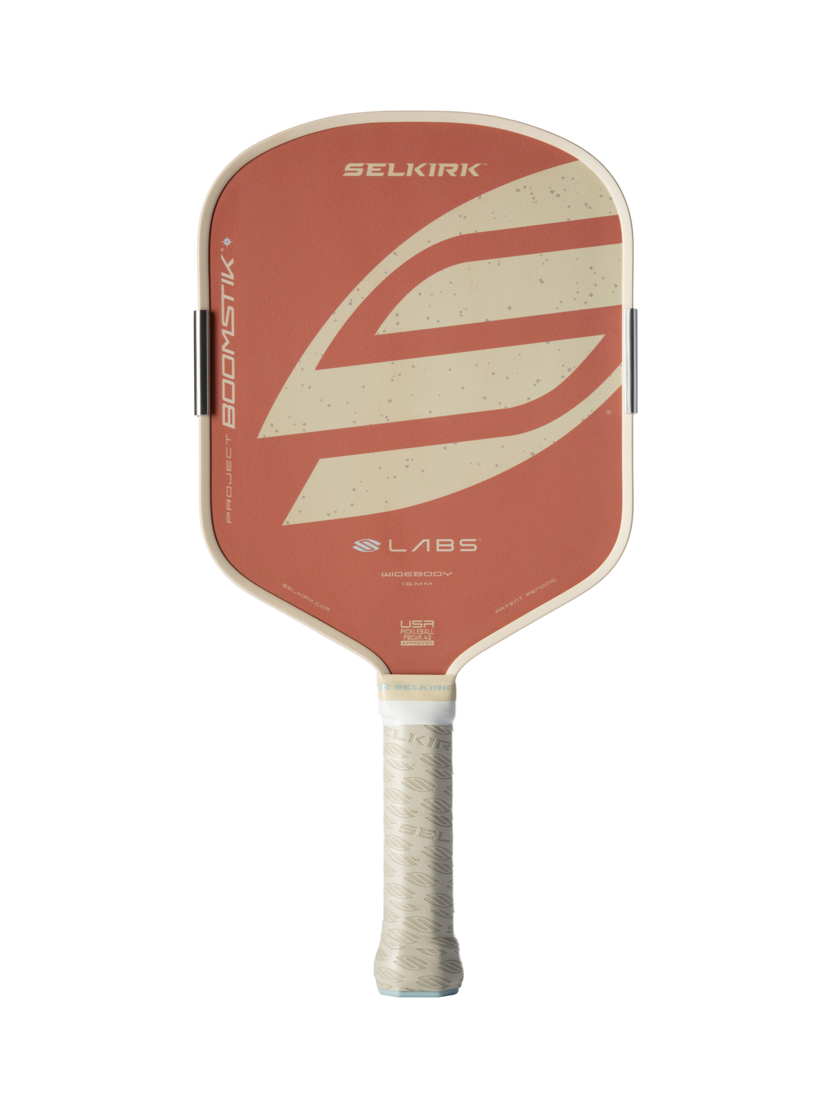 Selkirk LABS Boomstik Widebody pickleball paddle, Canyon Clay colourway, paddle face