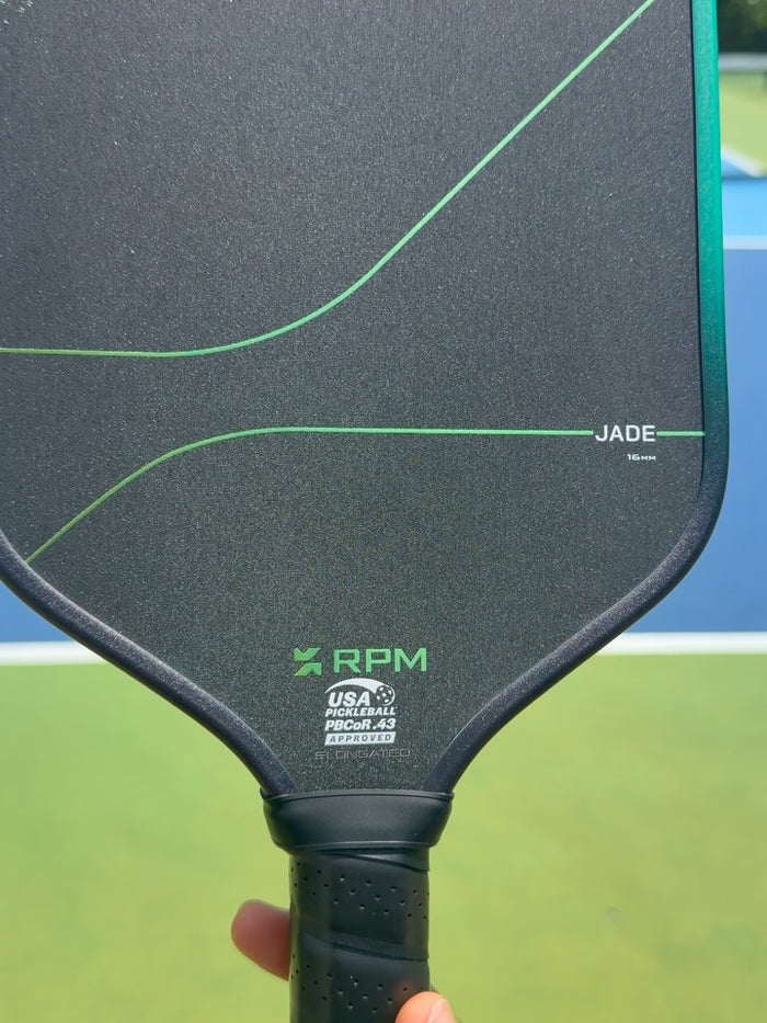 RPM Jade Pickleball Paddle - Elongated & Widebody, 14mm & 16mm