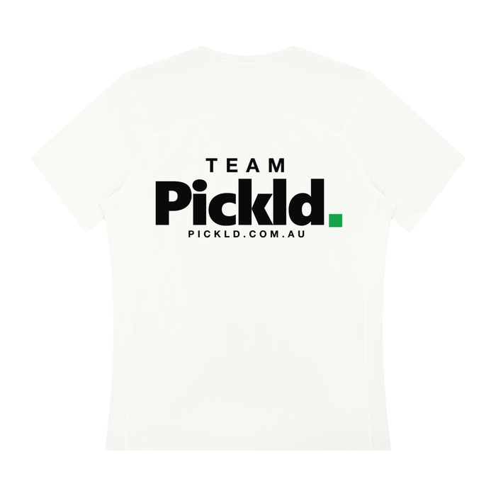 Team Pickld Performance Tee - White