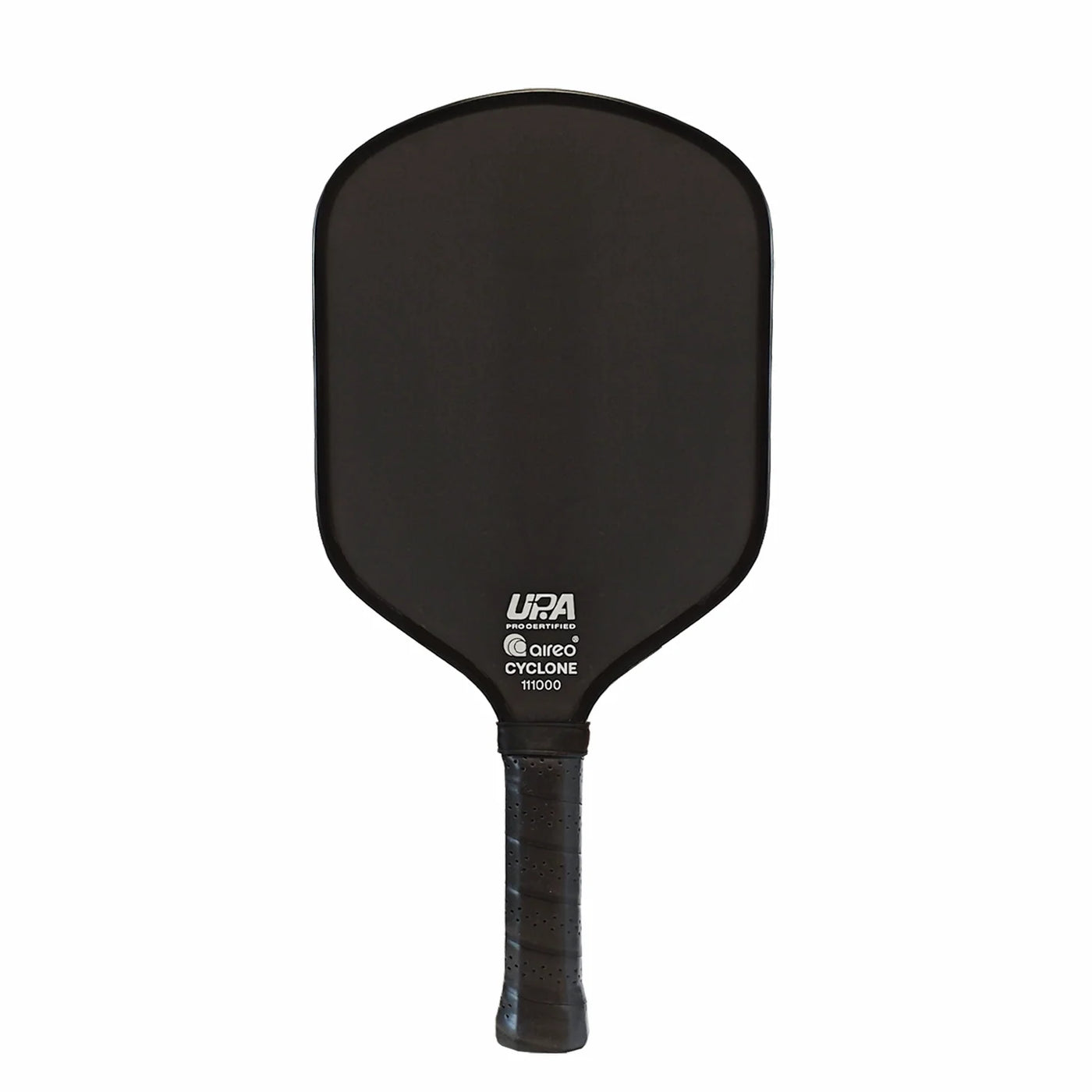 Aireo Cyclone X Hybrid pickleball paddle - Blackout colourway - front