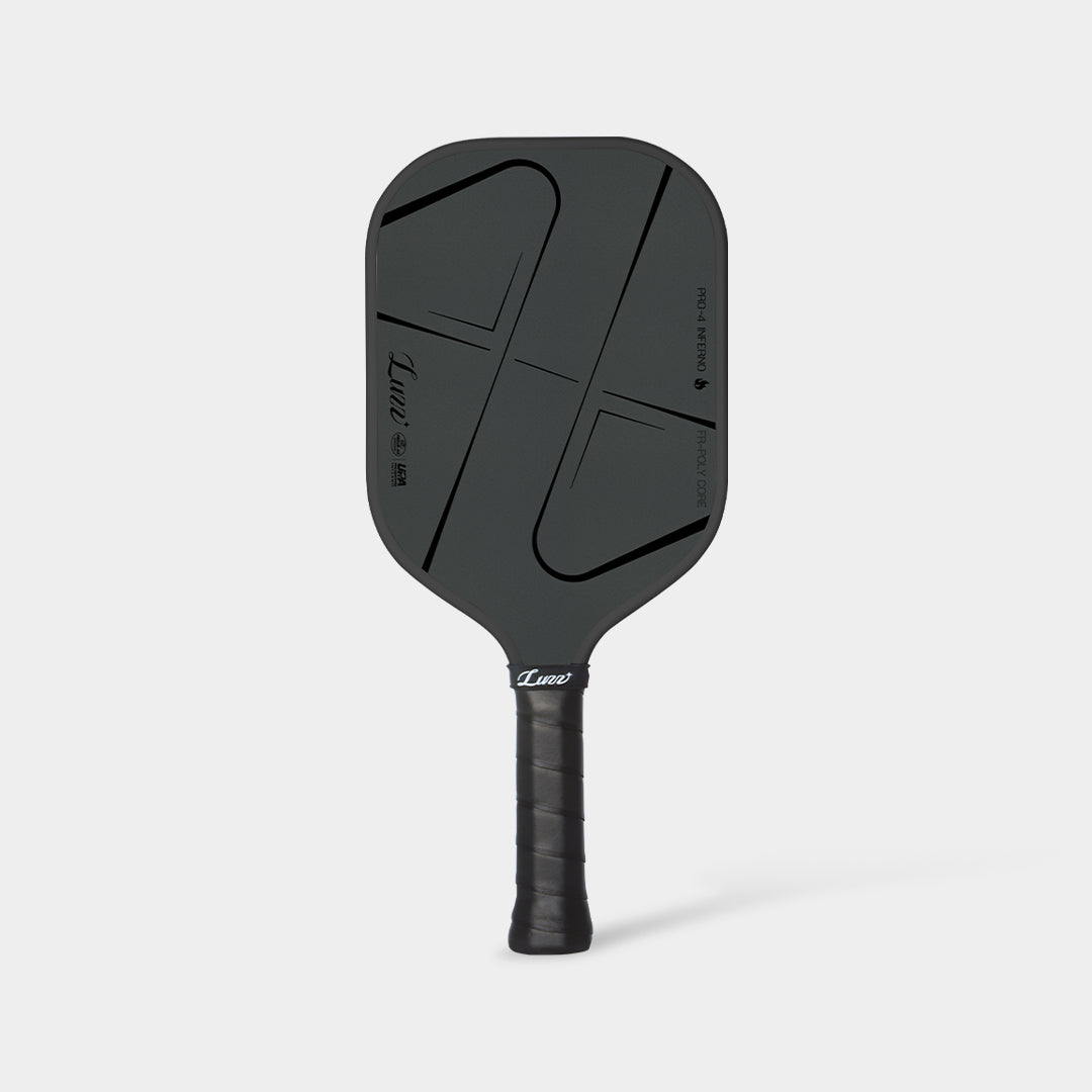 Luzz Pro 4 Inferno pickleball paddle - Darkness Inferno colourway