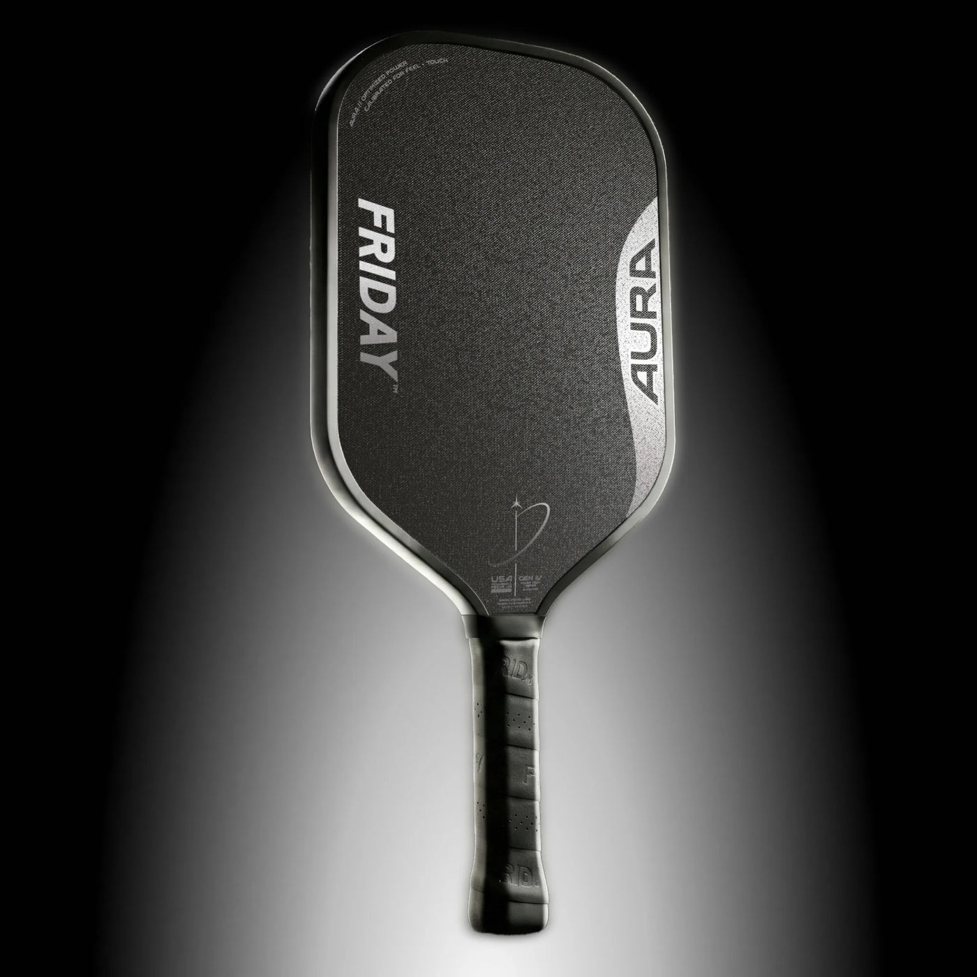 Friday Aura Elongated 16mm pickleball paddle