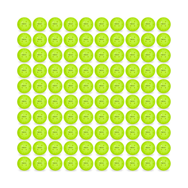 Franklin FS Pro Indoor Pickleballs - 100 Pack Bulk
