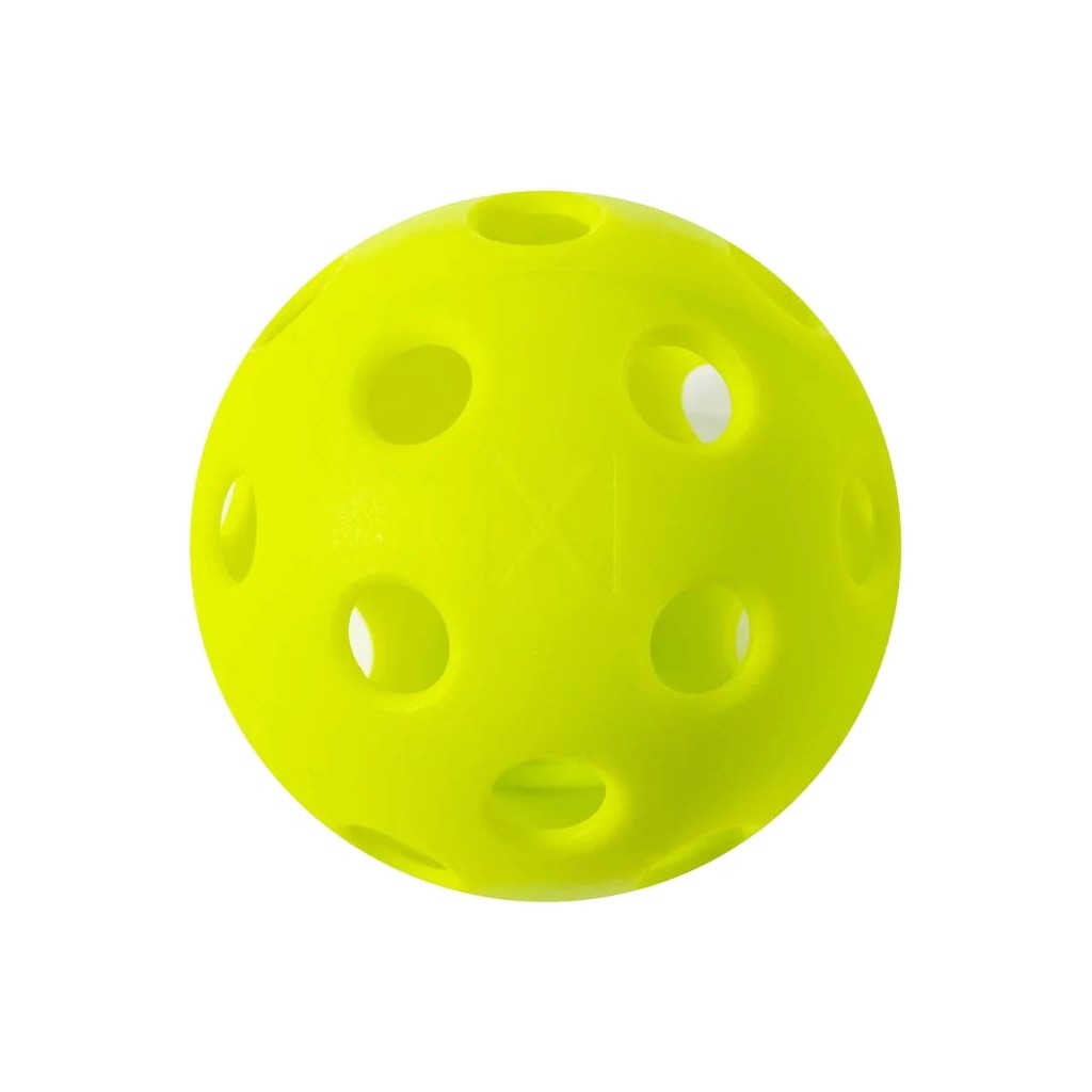 Franklin X-26 indoor pickleball in lime green: 26-hole design, USA Pickleball approved