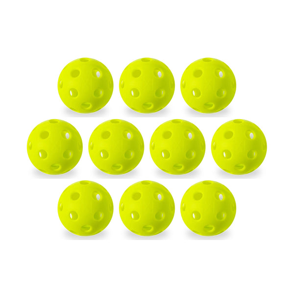 Franklin X-26 Indoor Pickleballs - 10 Pack - Lime Green