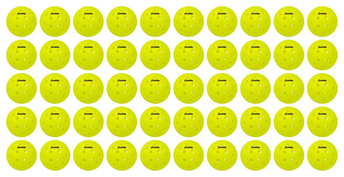 Franklin X-40 outdoor pickleballs, 50 pack: Optic Yellow, 40-hole precision, USAPA tournament approved