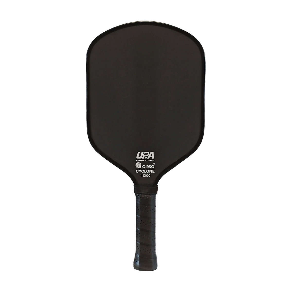 Aireo Cyclone X Hybrid pickleball paddle - Blackout colourway - front