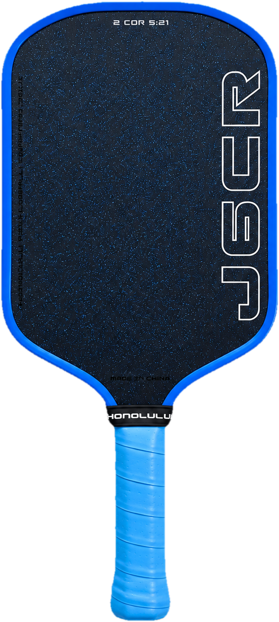 Honolulu J6CR Crystal Blue Endurance Pickleball Paddle