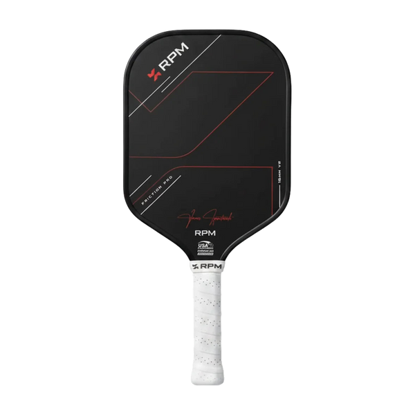 RPM Friction Pro V2 Hybrid Flat Top 16mm Pickleball Paddle