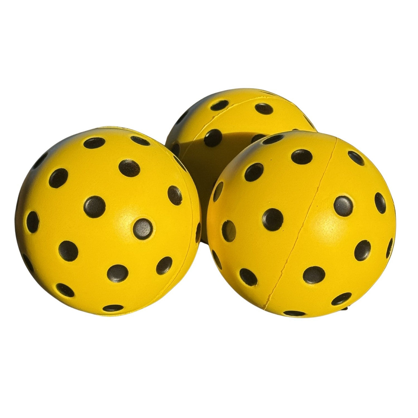 Pickld Silent Pickleball 3-pack of quiet foam pickleballs for indoor training Australia