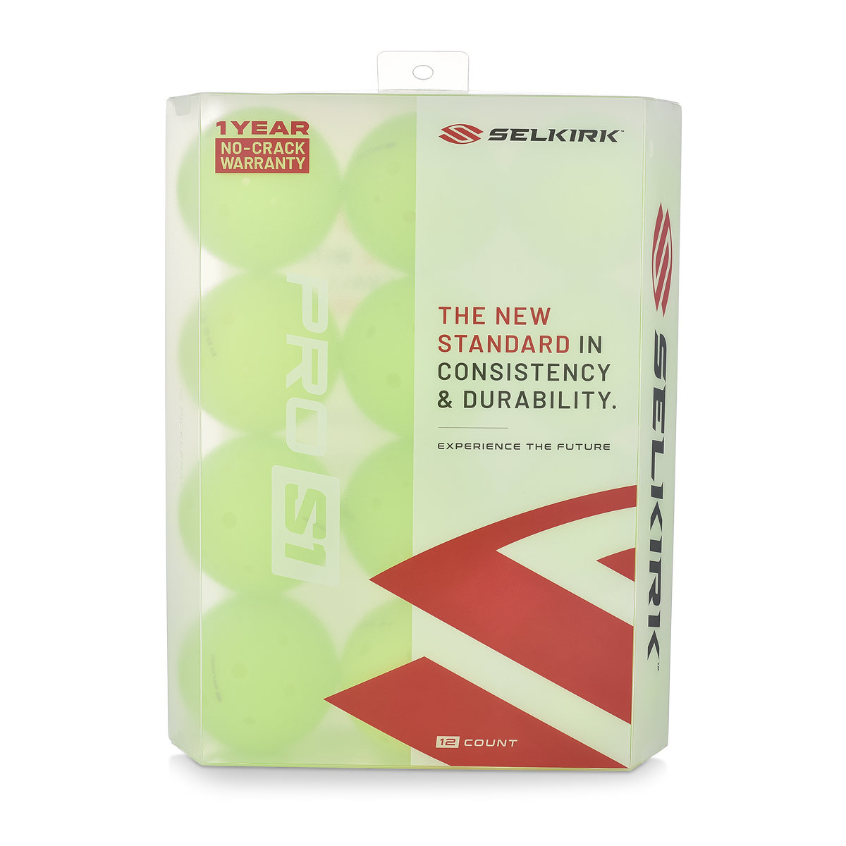 Selkirk Pro S1 pickleballs, 12 count retail pack