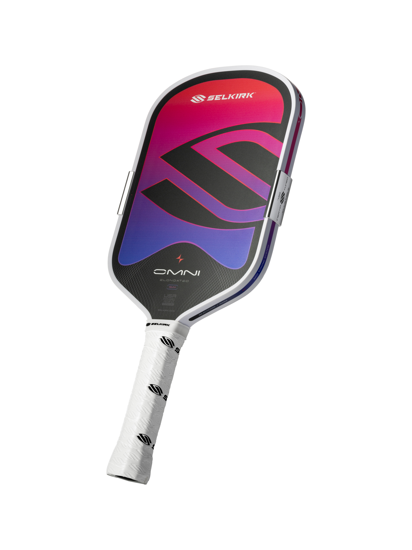 Selkirk Omni Elongated pickleball paddle - Cosmic colourway - three-quarter angle